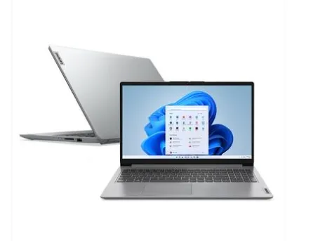 Notebook Lenovo Ideapad 1i Core I7-1255u, 12gb Ram, Ssd 512gb, Intel Iris Xe, 15.6&Quot;, Windows 11, Cinza - 82vy000pbr